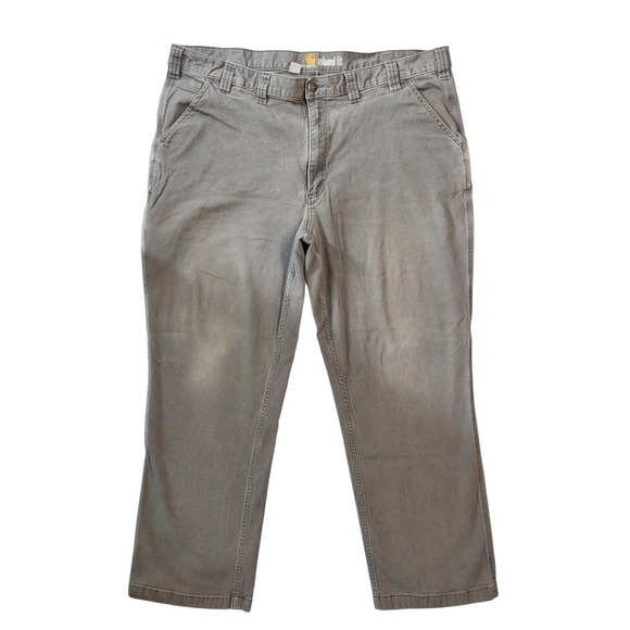 Carhartt Relaxed Fit Work Pants Mens 44x30 102291-039 Western Ranch Workwear - Picture 2 of 10